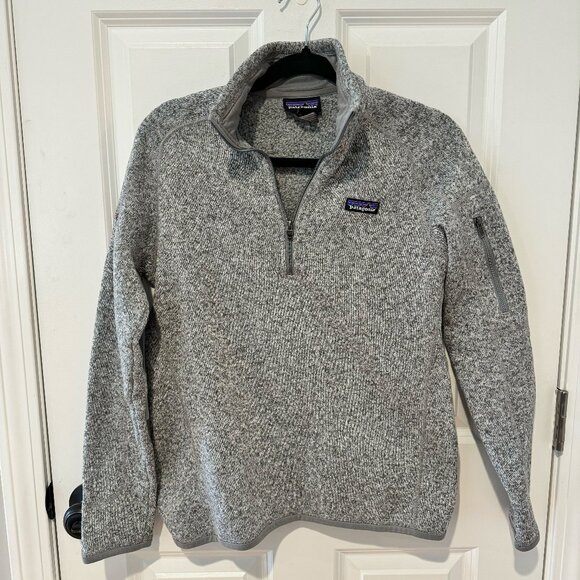 Wayfair Branded Grey Quarter Zip Patagonia Pullover - Size‎ Medium - Picture 1 of 5